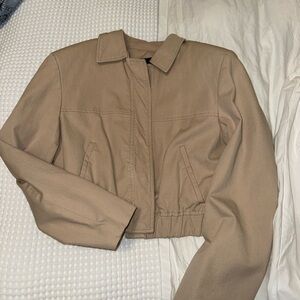 Zara Women's Utility Jacket in Beige